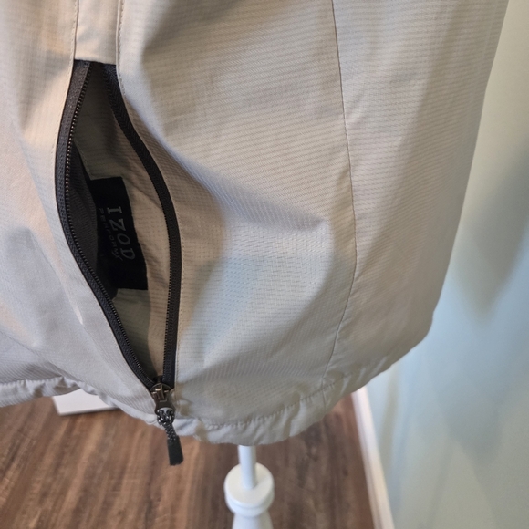 IZOD Performance Reversible Vest Mens Size XL Tan/Beige Full Zip Sleeveless - Picture 9 of 16